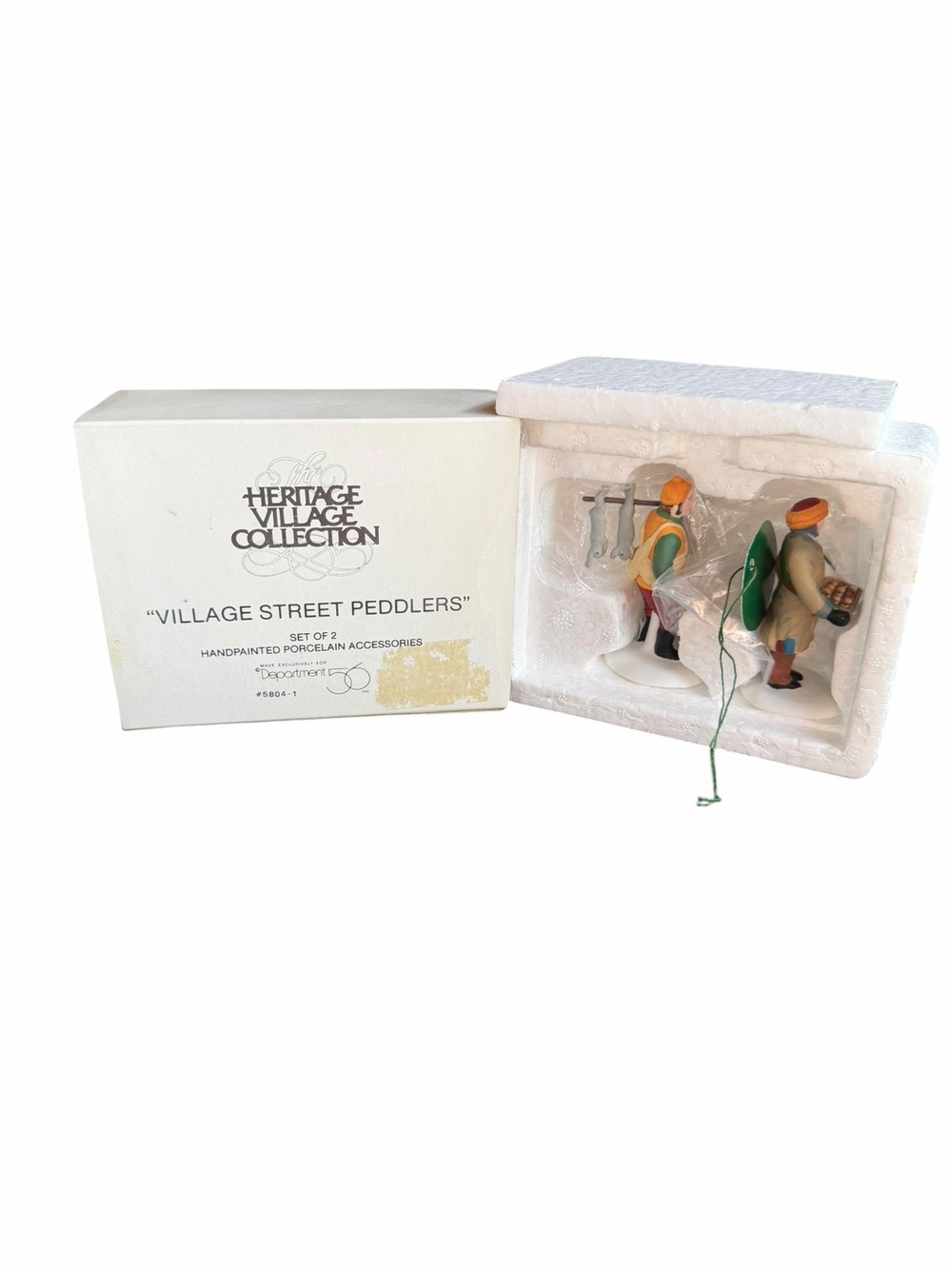 1990s Dept. 56 Heritage‎ Village Collection “Village Street Peddlers”